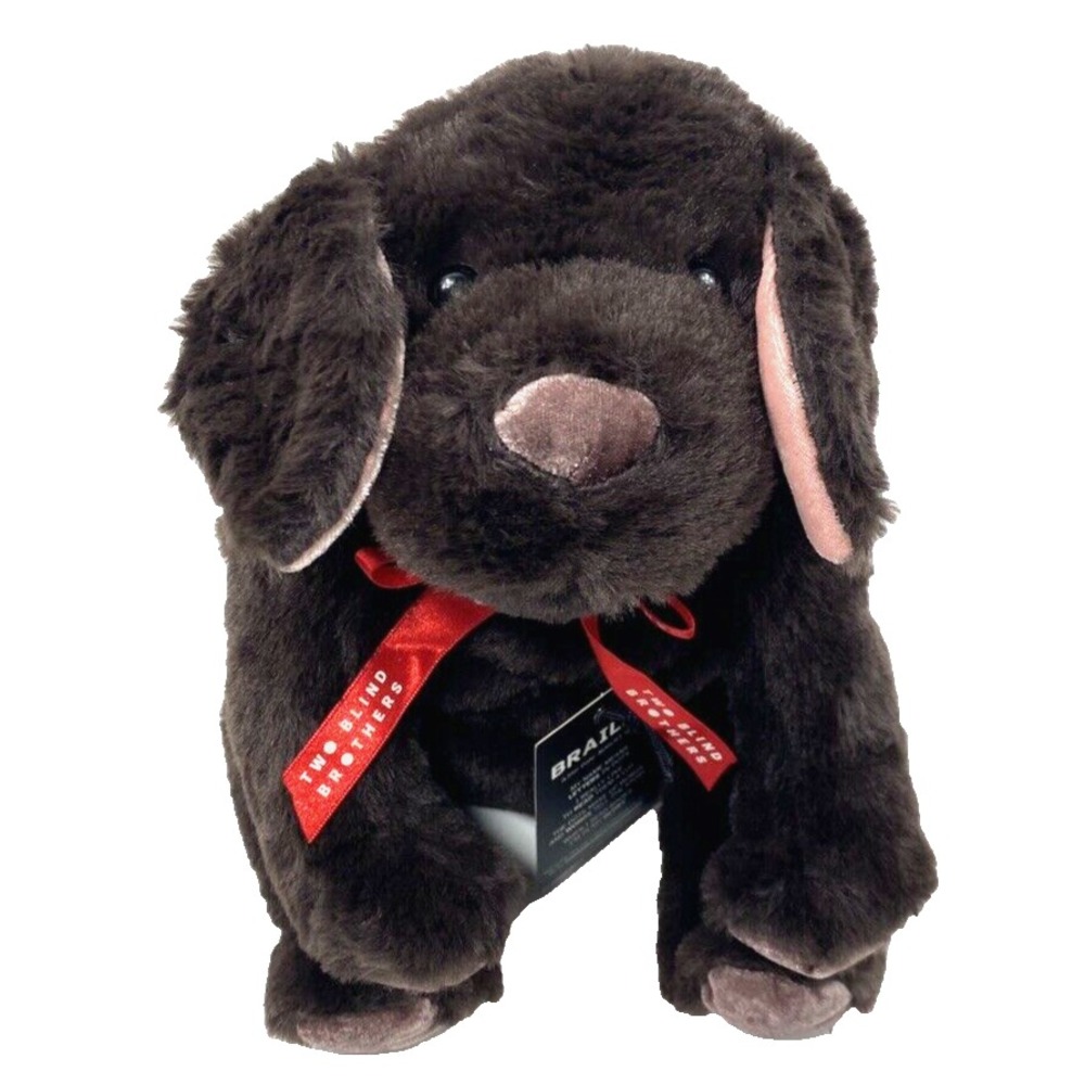 Chocolate Brown Lab Puppy Soft Plush 16"x 8"x6" NWT